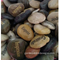 Lettering Stone Decoration Rocks